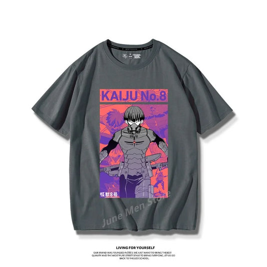 Anime Kaiju no. 8 T-Shirt Men or Womens Cotton TShirt Top