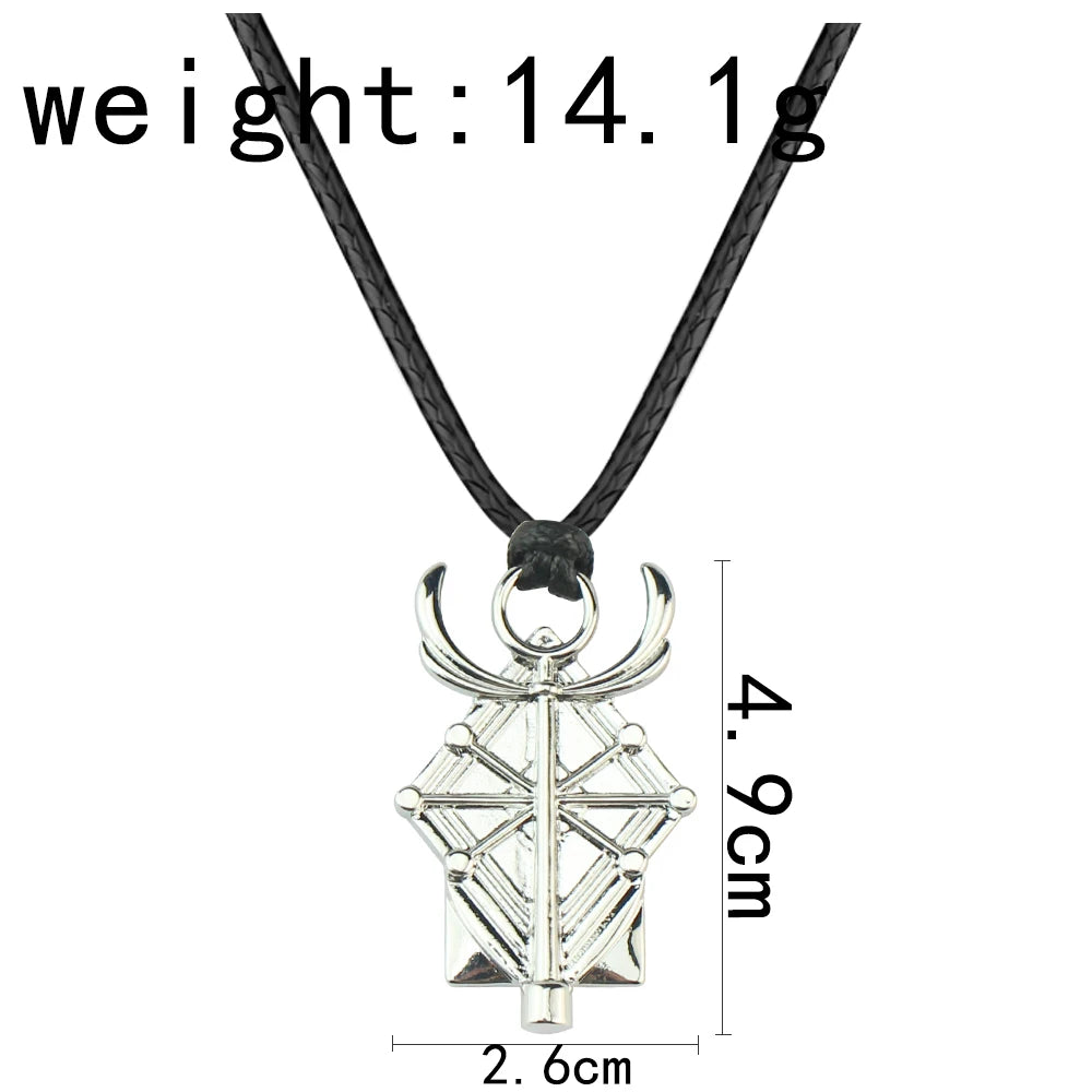 Anime Frieren Necklace Frieren at the Funeral Frieren the Last Magician Holy Staff Pendant Elf Cosplay