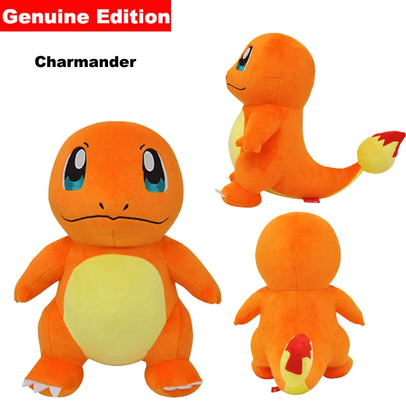 100% Genuine Edition Anime Charmander Plush Toy Charmander Stuffed Plush Toy for Childrens Day Birthday Christmas Gift