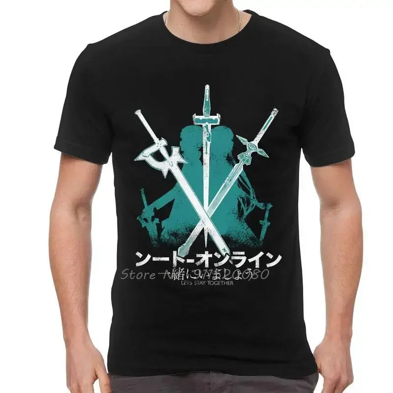 Anime Sword Art Online T Shirt for Men or women Tshirt T shirt graphic tee