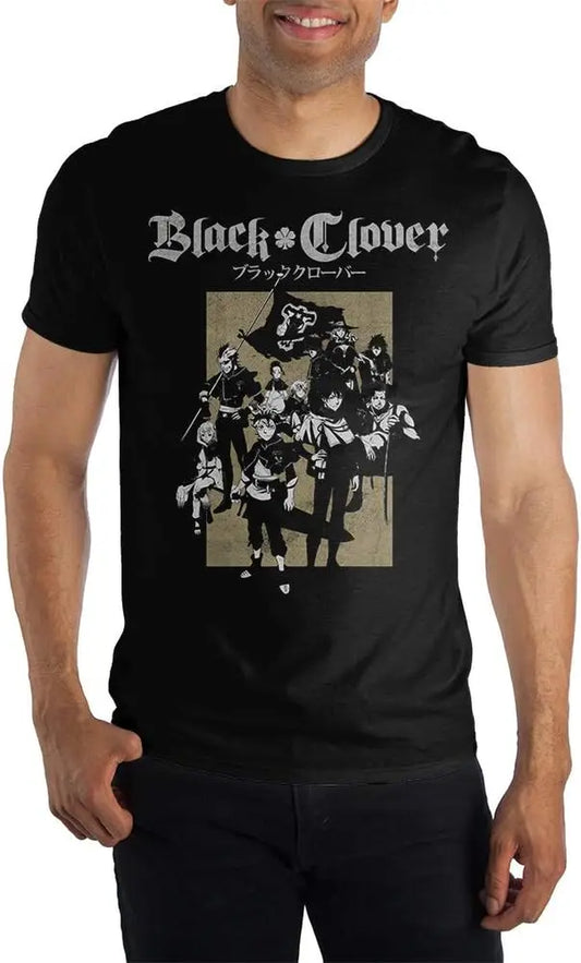 Anime T-shirt Black Clover Mens Or Womens Tees Graphic TShirt