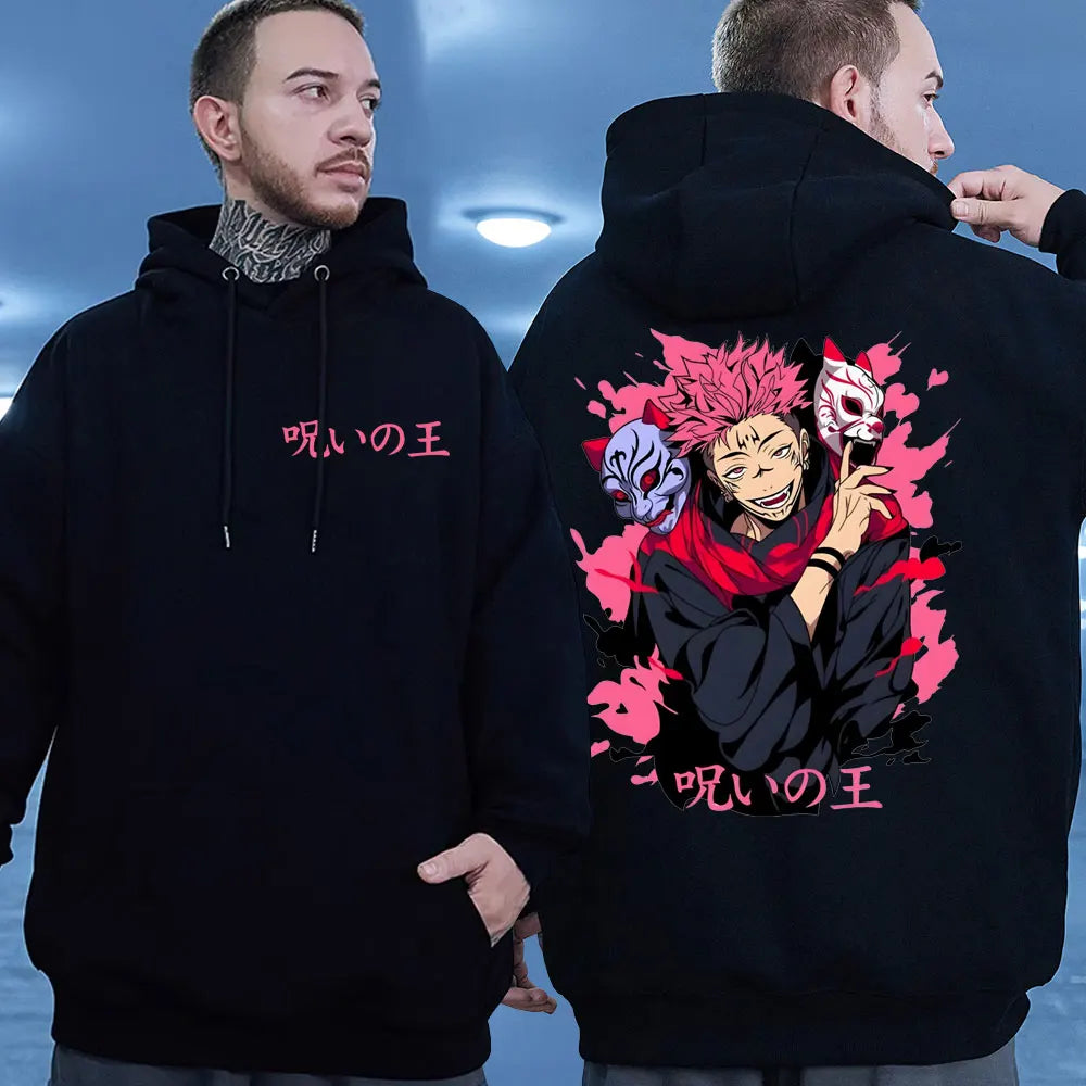 Anime Jujutsu Kaisen Hoodie Ryomen Sukuna JJK Pullover 